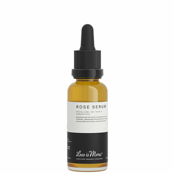 Less is More - Soin sérum éclat cheveux à la rose bio