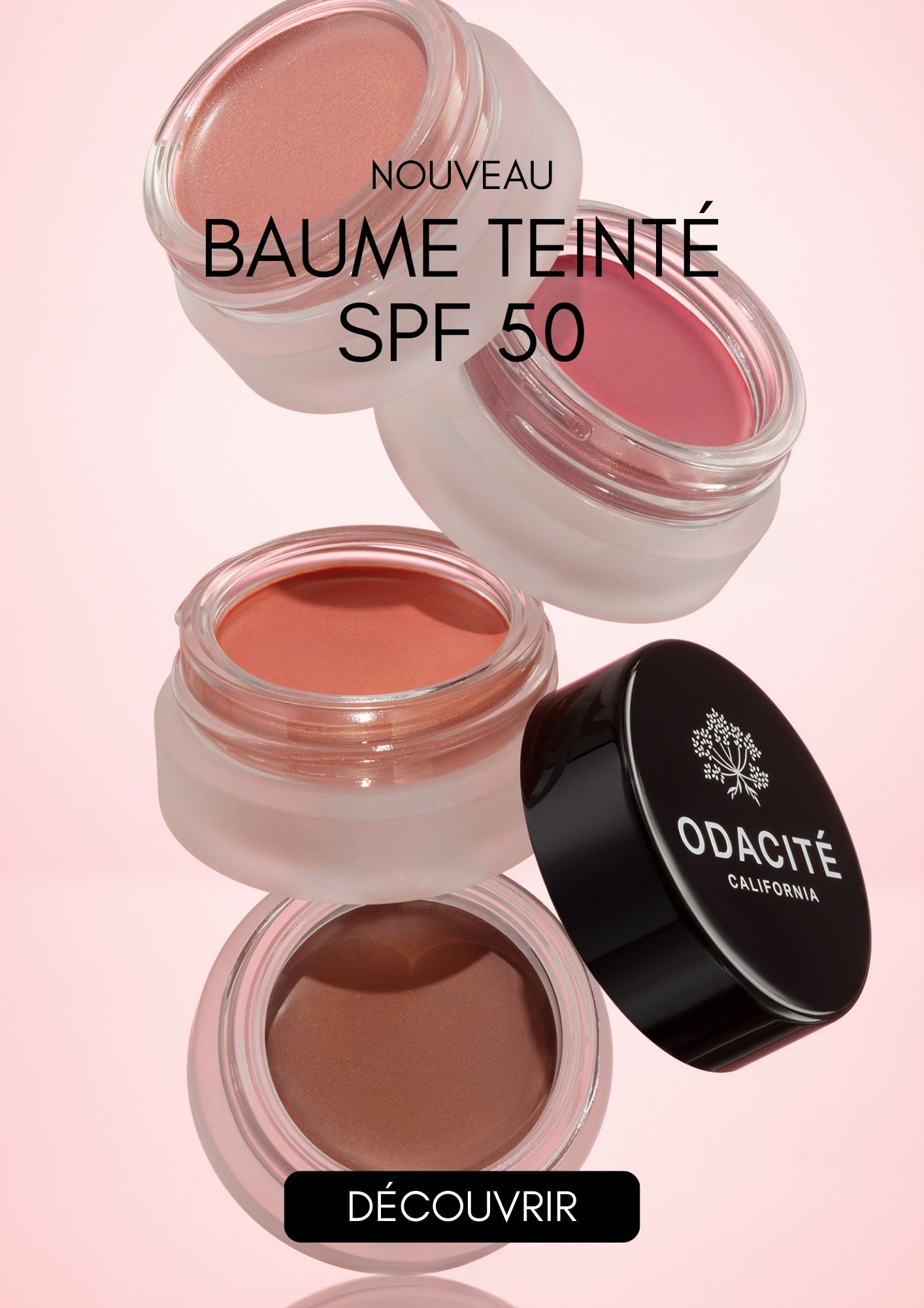 Baume teinté SPF 50 d'Odacité